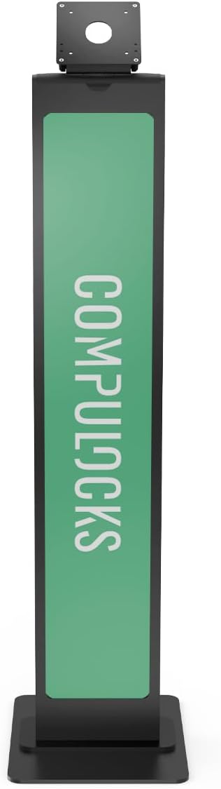 Maclocks 140B Compulocks Tablet Floor Stand Branded Mount, Black