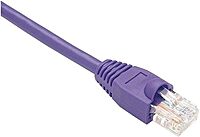 Unirise USA LLC Cat5e Shielded Gigabit Ethernet Patch Cable Utp Purple Snagless 15ft