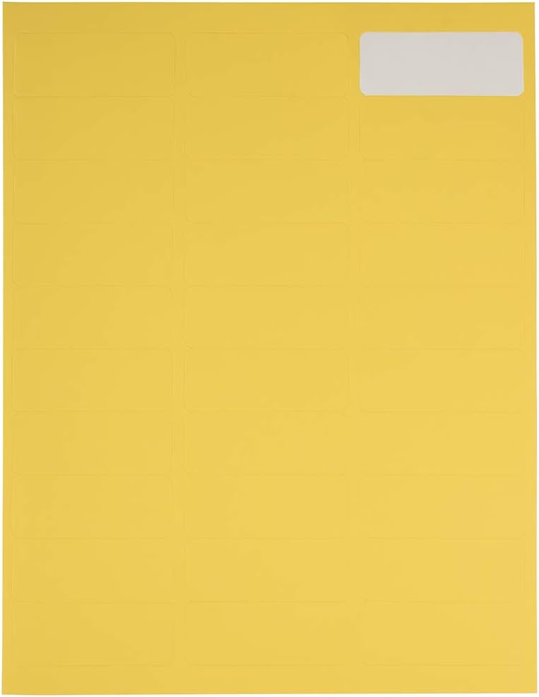 JAM PAPER Mailing Address Labels - Self-Adhesive Rectangular