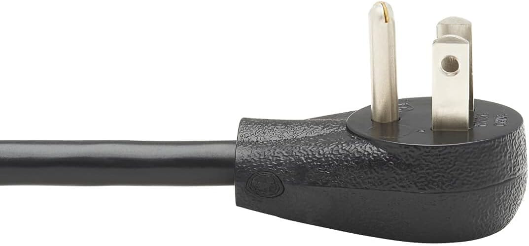 Tripp Lite Power Extension Cord Right-Angle 5-15P to 5-15R 16AWG 13A 1ft (P024-001-13A15D)