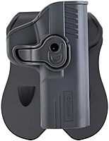 CALDWELL OWB Molded Retention Holsters with Heavy Duty Poly Construction, Adjustable Positioning and Paddle Clip