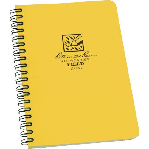 Rite in the Rain Polydura Side Spiral Field Notebook - 4.875 x 8.125