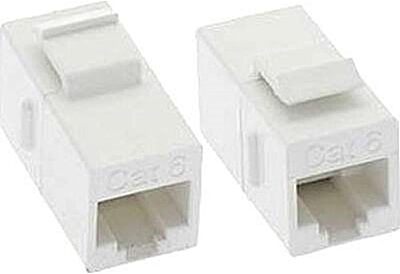 Unirise, USA Unirise C5E-CPLR-WHT CAT5E RJ45 Keystone in-LINE Coupler, WHT