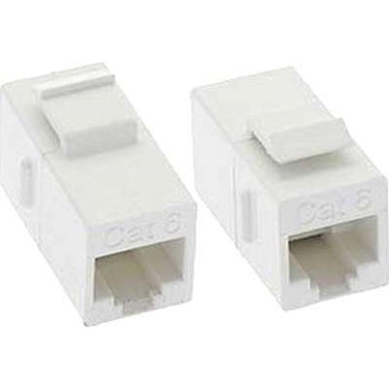 Unirise, USA Unirise C5E-CPLR-WHT CAT5E RJ45 Keystone in-LINE Coupler, WHT
