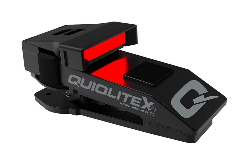 QUIQLITE QX2 Hands-Free LED Pocket Light, 20–200 Lumens, USB‑C Rechargeable, Aluminum Housing