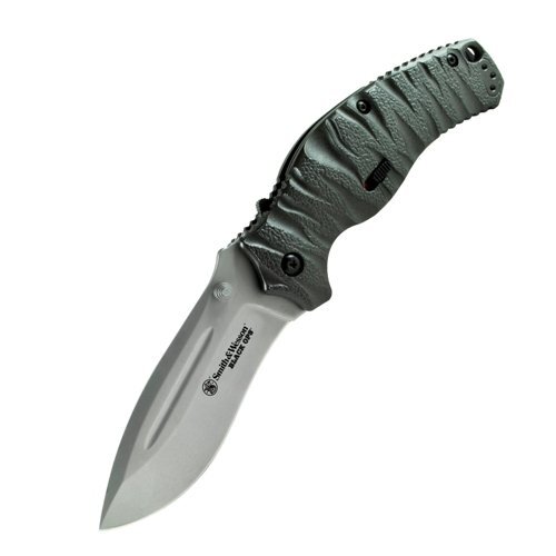 Black Ops 4 M.A.G.I.C. Assist Liner Lock 4034 Stainless Steel Blade withAmbidextrous Thumb Knobs Grey Aluminum Handle