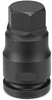 GREY PNEUMATIC 1 in Drive Hex Driver Socket