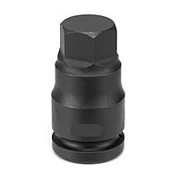 GREY PNEUMATIC 1 in Drive Hex Driver Socket