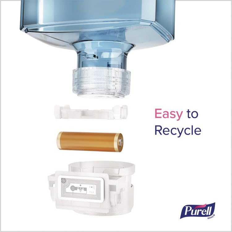 PURELL HEALTHY SOAP With CLEAN RELEASE Technology Foam ES10 Refills, Fragrance Free, 1200 mL, Clear, Case Of 2 Refills