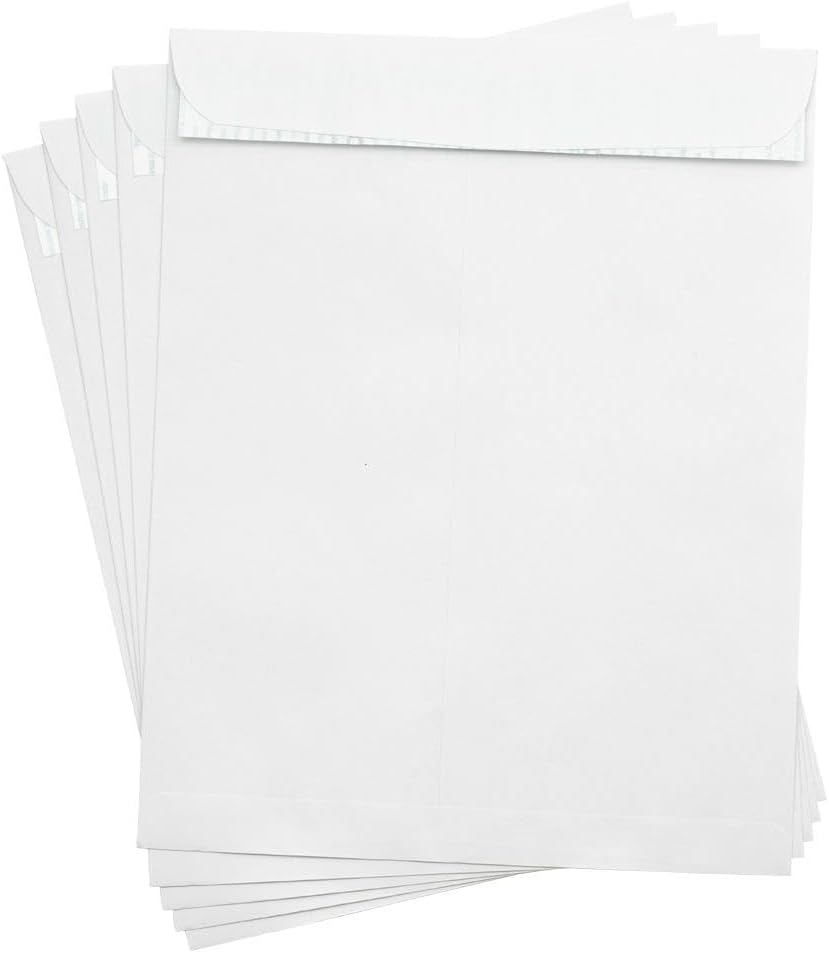 JAM PAPER Open-End Catalog Envelopes - White