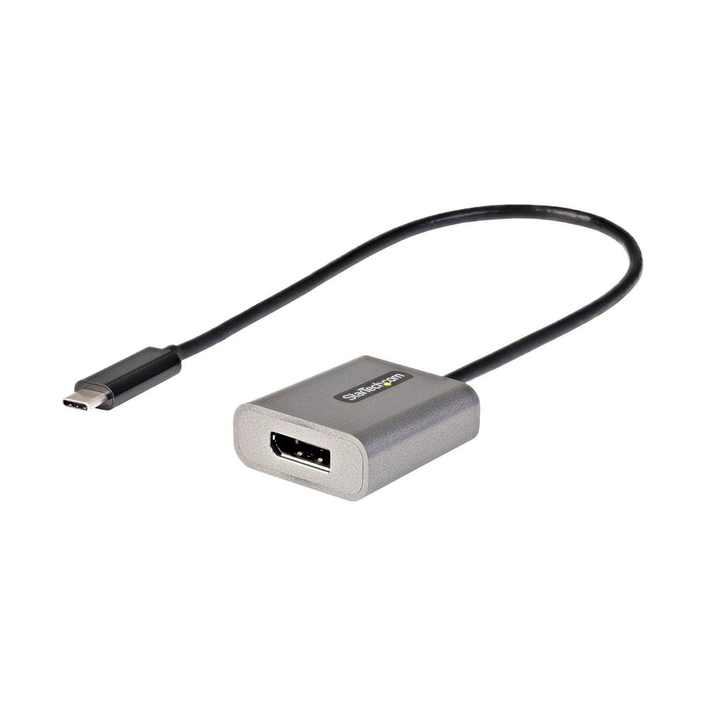 StarTech.com USB C to DisplayPort Adapter, 8K/4K 60Hz USB-C to DisplayPort 1.4 Dongle