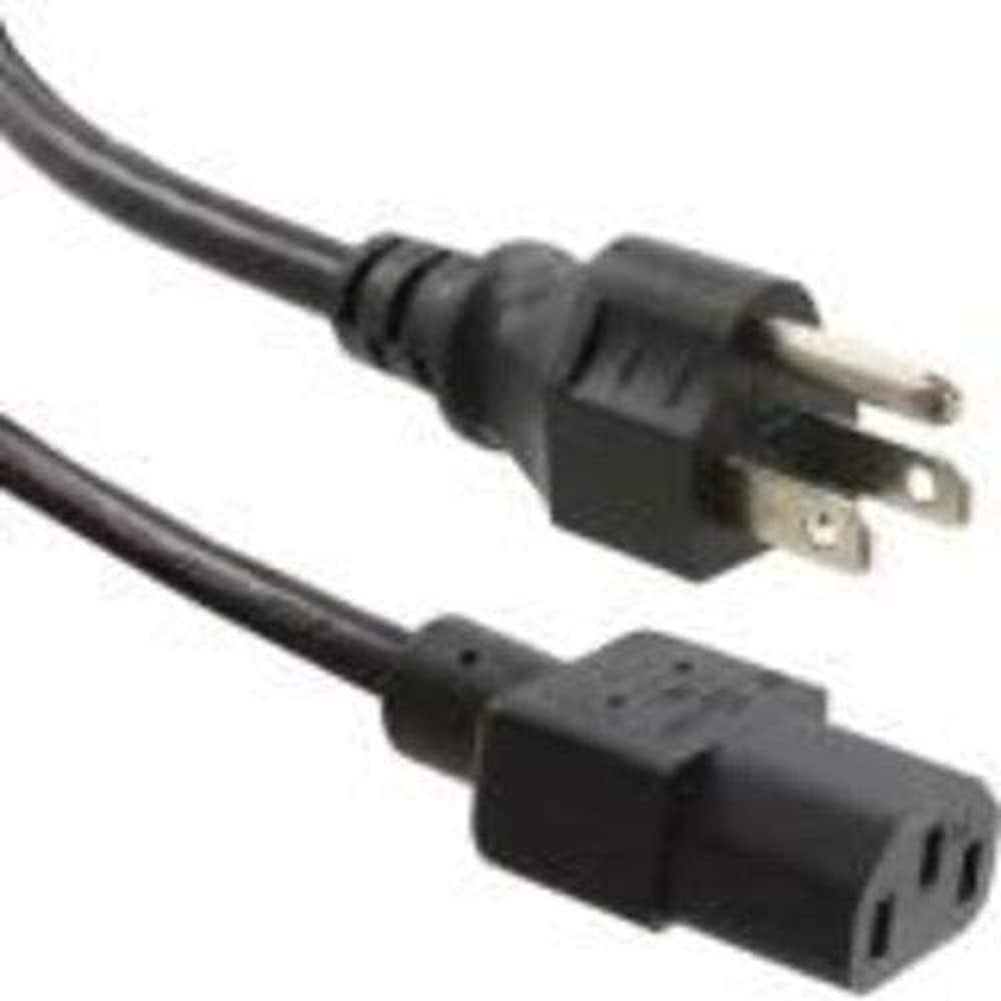 UNC 06FT NEMA 5-15P to IEC C13 Power Cord - 15A 125V, Black