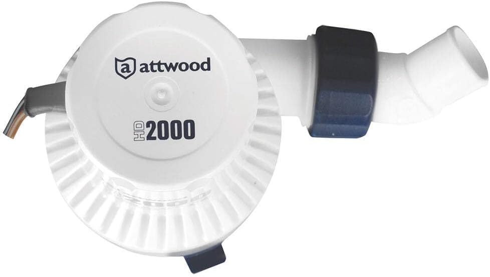 Attwood Heavy-Duty Bilge Pump 2000 Series - 12V - 2000 GPH