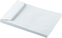 JAM Paper Open-End Catalog Envelopes with Gummed Closure - White