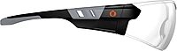 Ergodyne - 59103 Skullerz SAGA Frameless Safety Glasses, Anti Fog Clear Lens Matte Black (Pack of 2) Matte Black Frame, Clear Lens Anti-Fog Clear Lens (Pack of 2)