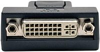 Tripp Lite DisplayPort to DVI Adapter Converter Compact, Displayport 1.2 DP2DVI DP-M to DVI-F (P134-000-DVI-V2),Black