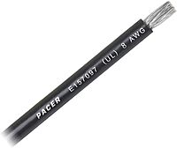 Pacer Black 4 AWG Battery Cable - 50'