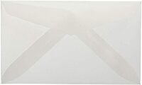JAM PAPER Translucent Vellum Invitation Envelopes