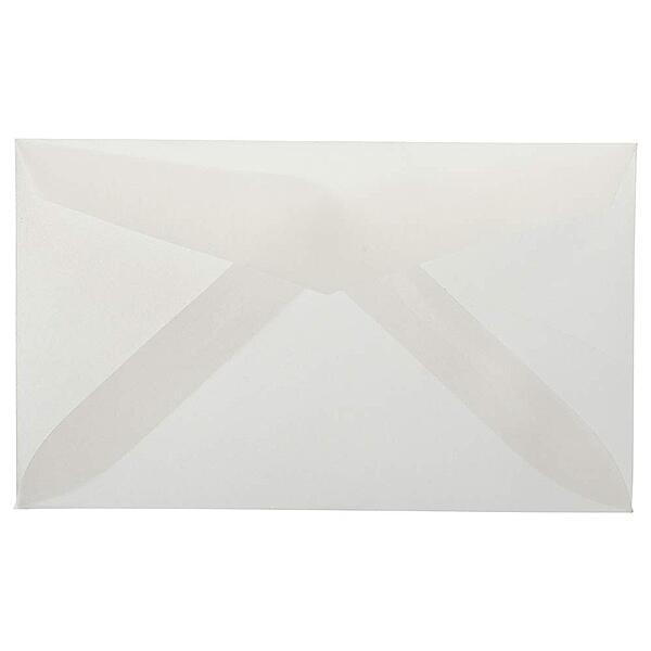 JAM PAPER Translucent Vellum Invitation Envelopes