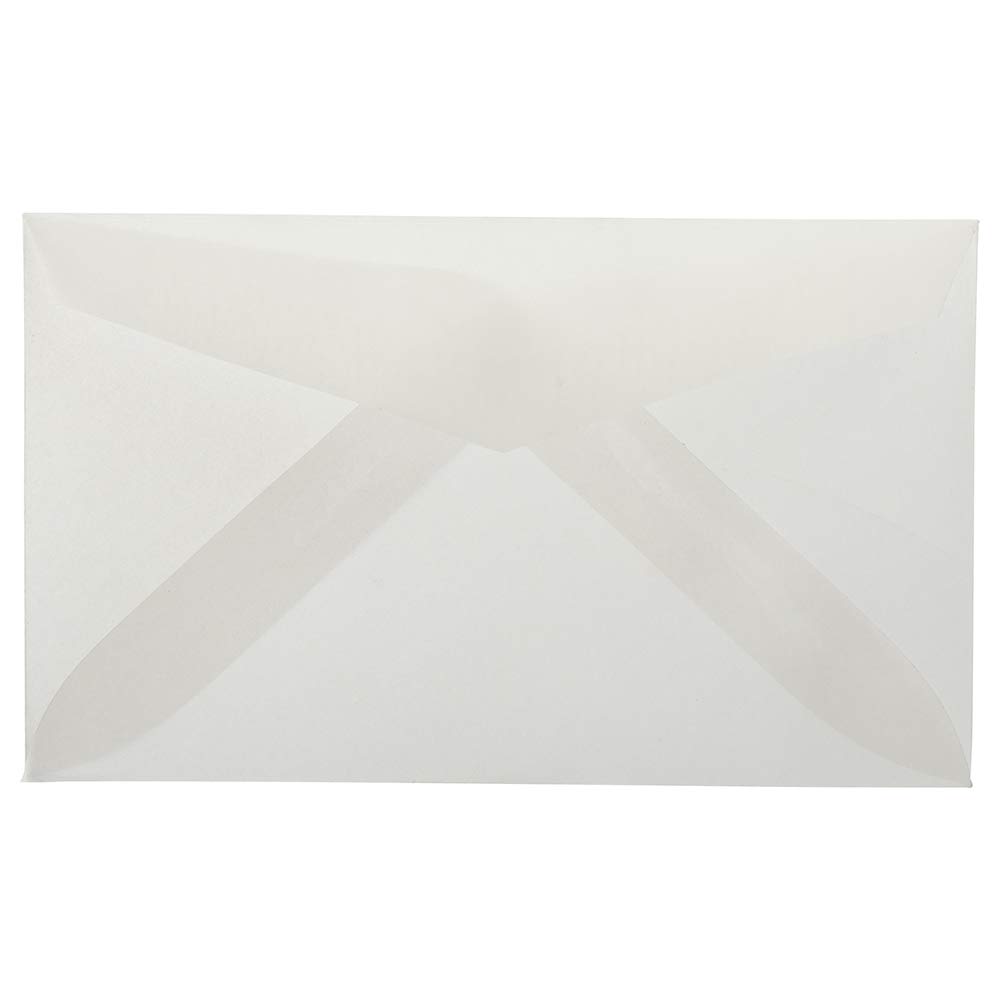 JAM PAPER Translucent Vellum Invitation Envelopes