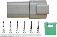 Pacer DT Deutsch Receptacle Repair Kit - 14-18 AWG (6 Position)