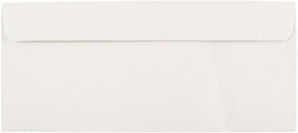 JAM PAPER #9 Commercial Envelopes - 3 7/8 x 8 7/8 - White - 25/Pack #9 25 Per Pack