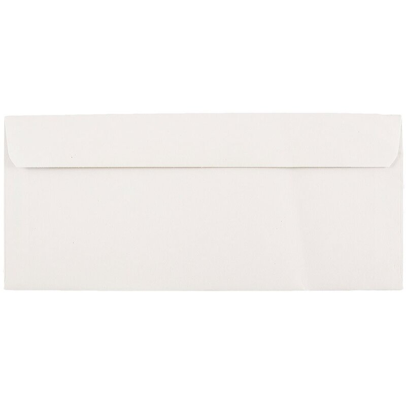 JAM PAPER #9 Commercial Envelopes - 3 7/8 x 8 7/8 - White - 25/Pack #9 25 Per Pack