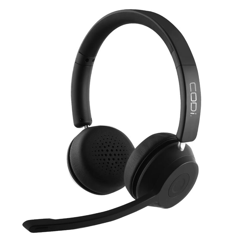 CODi Bluetooth Wireless Dual Ear Stereo Headset - with AI-Environmental Noise Cancellation (ENC) technology
