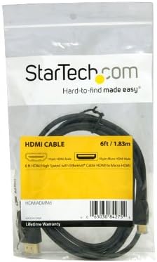 StarTech.com Micro HDMI to HDMI Cable with Ethernet