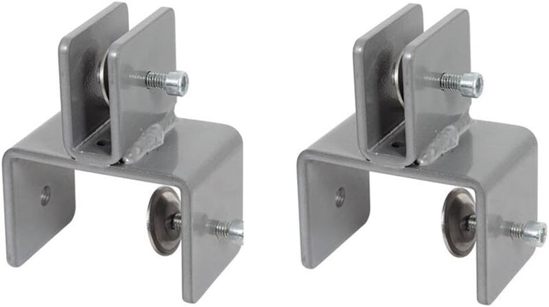Boss Office Products Plexiglas Panel Cubical Clamps, 5-5/8in x 2-1/4in, Set Of 2 Clamps