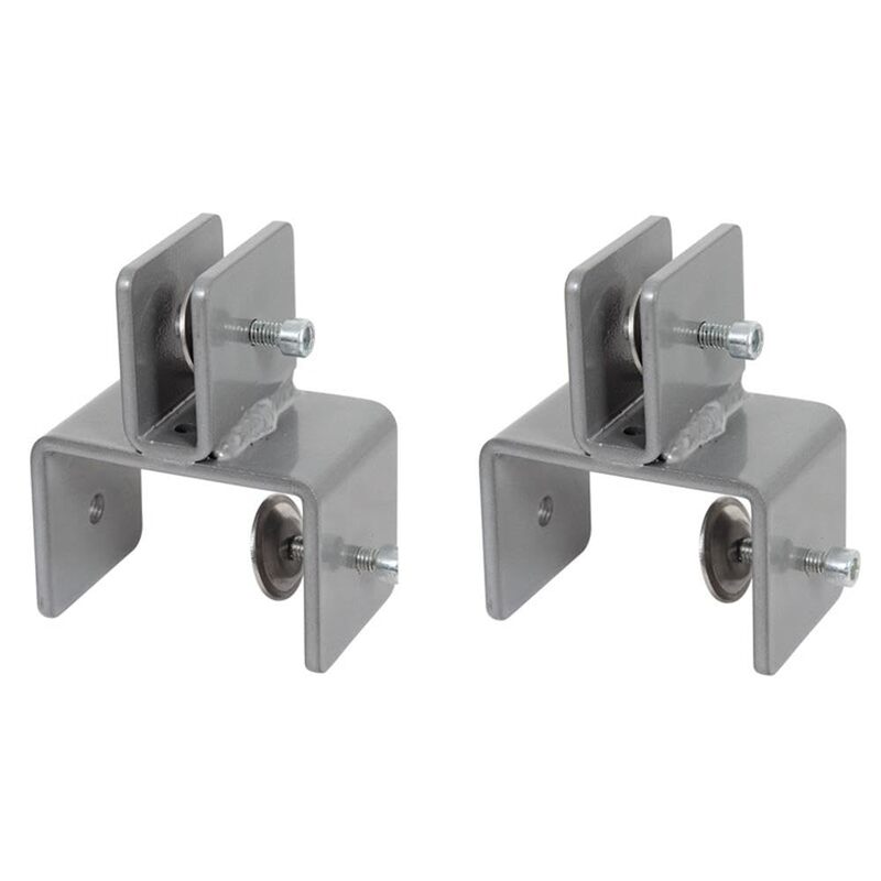 Boss Office Products Plexiglas Panel Cubical Clamps, 5-5/8in x 2-1/4in, Set Of 2 Clamps