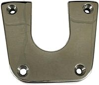 TACO Stainless Steel Side Mount Receptor for Table Pedestal System, Removable Bracket