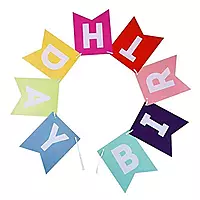 Happy Birthday Banner – Rainbow