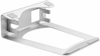 Laptop Stand - 2-in-1 Laptop Riser Stand or Vertical Stand - Ideal for Ultrabooks & MacBook Pro/Air - Ergonomic Angled Notebook Holder for Office Desk - Silver, Aluminum