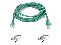 Belkin - Patch cable - RJ-45 (M) to RJ-45 (M) - 1 ft - UTP - CAT 6 - snagless - green - for Omniview SMB 1x16, SMB 1x8; OmniView SMB CAT5 KVM Switch