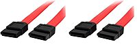 StarTech.com 36in SATA Cable - Serial ATA 150 - SATA (F) to (F) - 3 ft - Red - SATA36 (Pack of 2) Red 1 Count (Pack of 2)