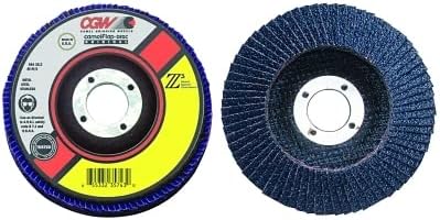 4-1/2"X5/8-11 Z3-120 T27REG 100% ZA FLAP DISC