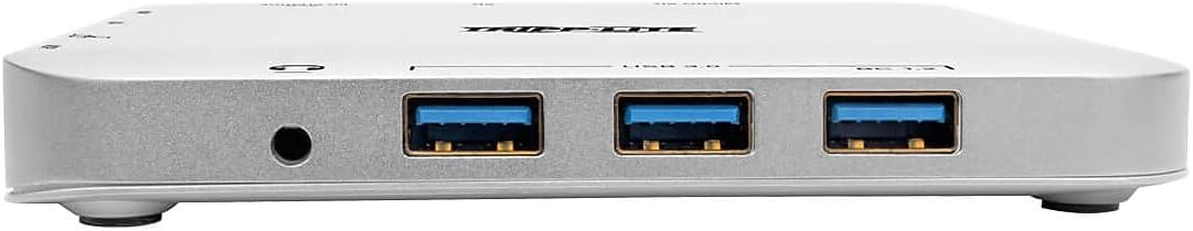 Tripp Lite USB-C Docking Station for Dual Monitors, 4K HDMI @ 30Hz, Mini Display Port mDP, VGA, USB 3.2 Gen 1