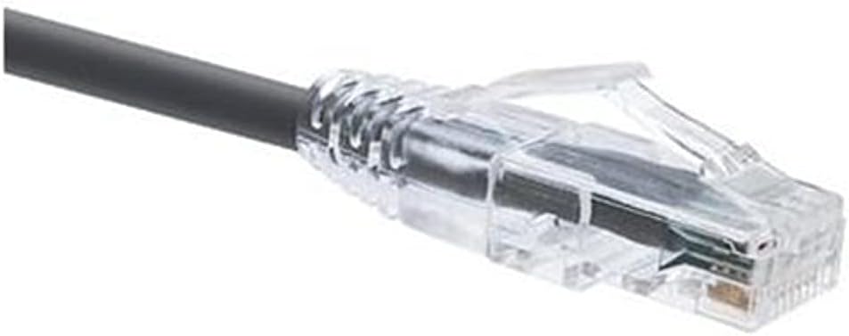 Oncore Clearfit CAT6 Patch Cable, Black, Snagless, 2FT