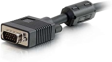 C2G Legrand RapidRun VGA Flying Lead, Multi-Format Flying Lead, Black Audio Video Cables, 1.5 Foot In-Wall Cable, 1 Count