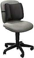 Fellowes High-Profile Backrest, 12inH x 13inW x 4inD, Black