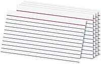 Office Depot Index Cards, 3in. x 5in., Ruled, White, 100, OD40153