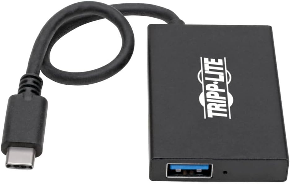 Tripp Lite Gen 1 USB-C Hub, Portable USB-C to USB-A Splitter for Charging and Data Transfer, Thunderbolt 3, 5 Gbps, 1.5