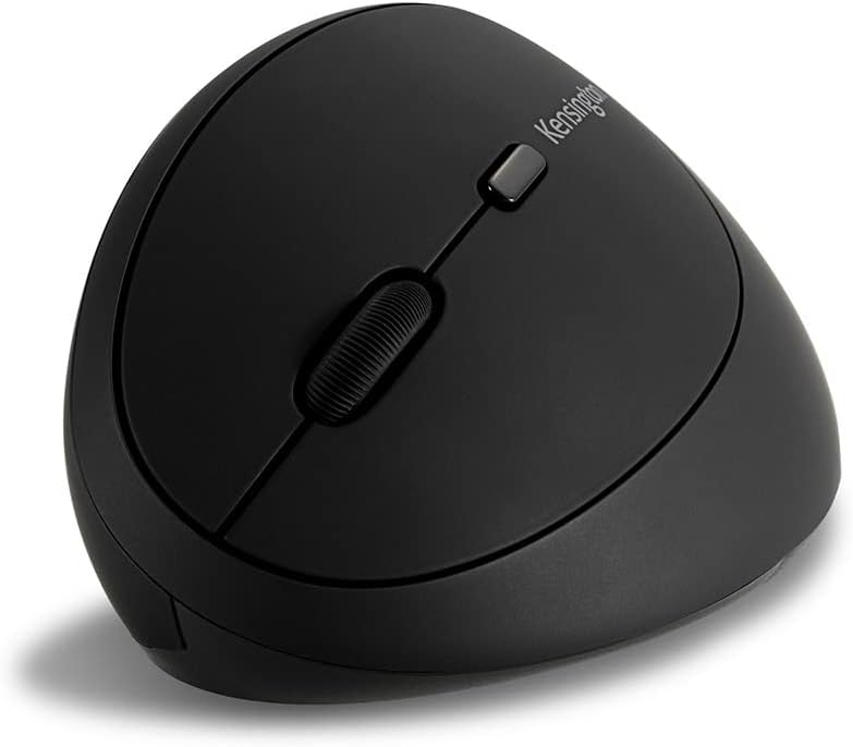 Kensington Pro Fit Left-Handed Ergo Wireless Mouse (K79810WW), Black