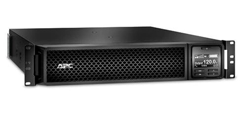 APC Smart-UPS On-Line, 3kVA, Rackmount 2U, 120V, 8x 5-20R+1x L5-30R NEMA outlets, Network Card, Extended runtime