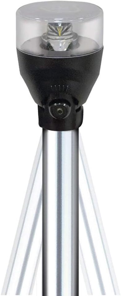 Attwood LED Articulating All Around Light - 42" Pole [5530-42A7]