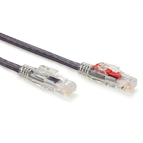 Black Box Corporation 7FT Violet CAT6 550MHZ Patch Cable UTP cm Locking SNAGLESS