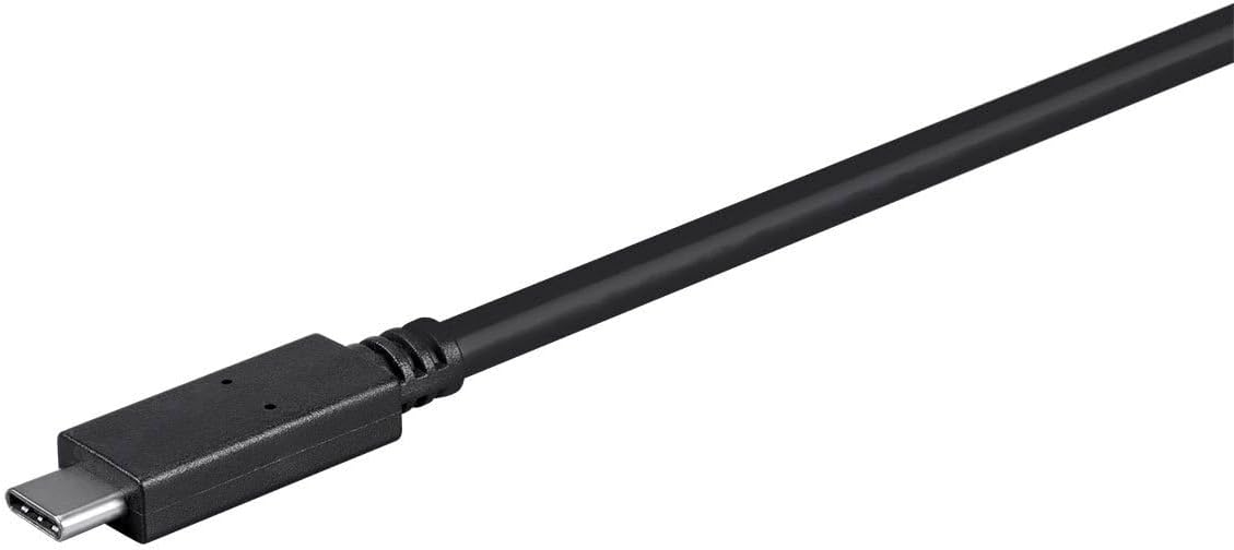 Monoprice USB Type-C to Type-C 3.1 Gen 1 Cable - 5Gbps, 3A, 2m, Black - Select Series