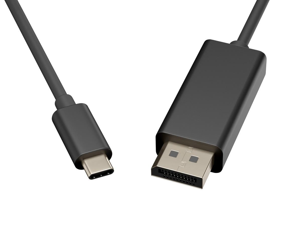 UNC Group - DisplayPort cable - 24 pin USB-C (M) to DisplayPort (M) - USB 3.1 - 6 ft