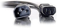 C2G Power Extension Cord, 18 AWG Monitor Power Cable
